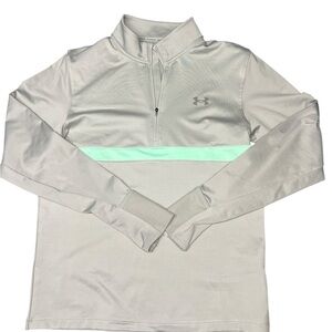 Under Armour Men’s Run Infrared Up The Pace Gray 1/2 Zip Size M NWOT‎